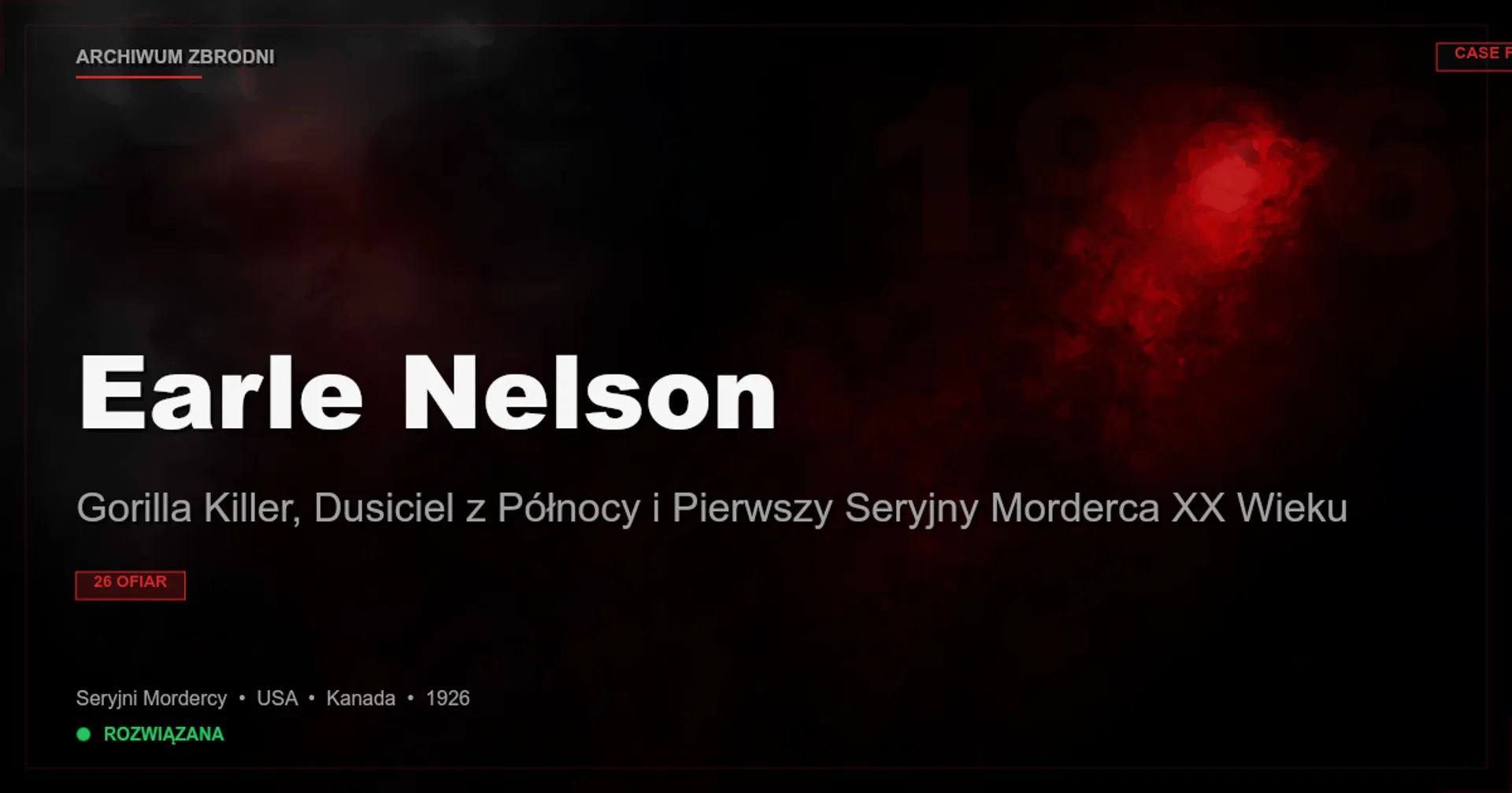 Earle Nelson: Gorilla Killer, Dusiciel z Północy i Pierwszy Seryjny Morderca XX Wieku