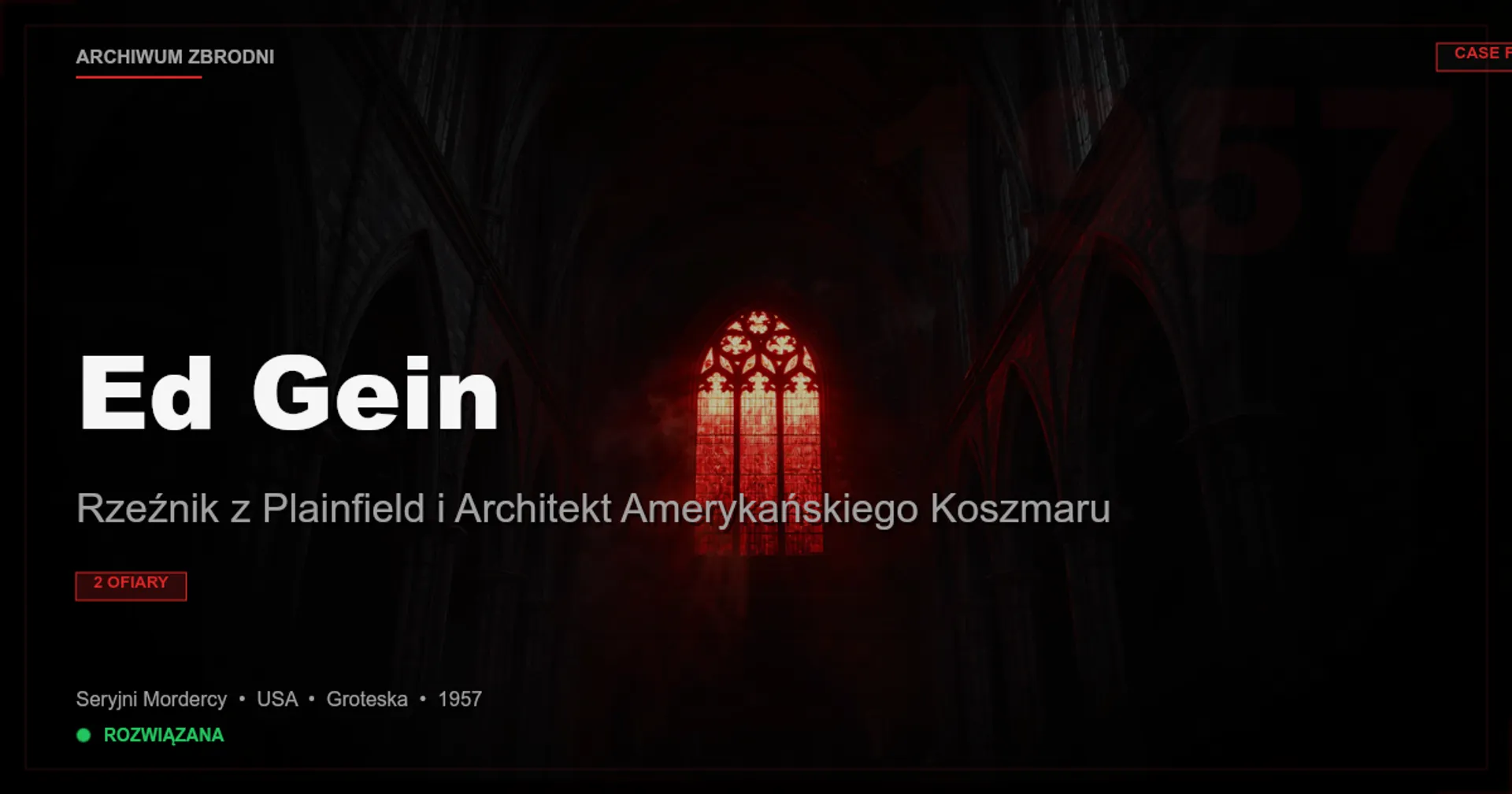 Ed Gein: Rzeźnik z Plainfield i Architekt Amerykańskiego Koszmaru