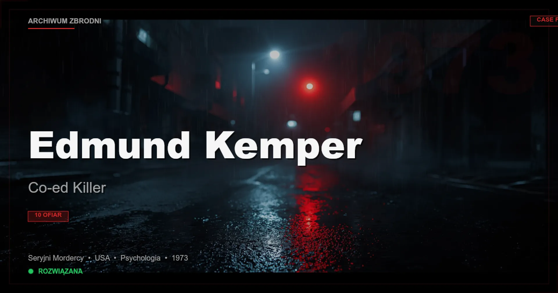 Edmund Kemper: Co-ed Killer