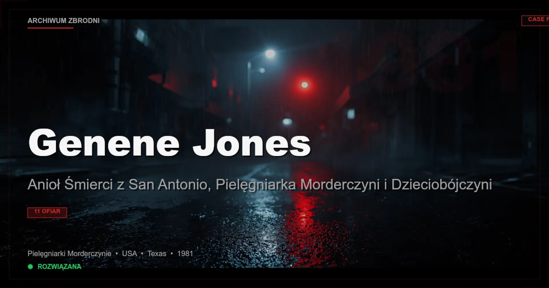 Genene Jones: Anioł Śmierci z San Antonio, Pielęgniarka Morderczyni i Dzieciobójczyni