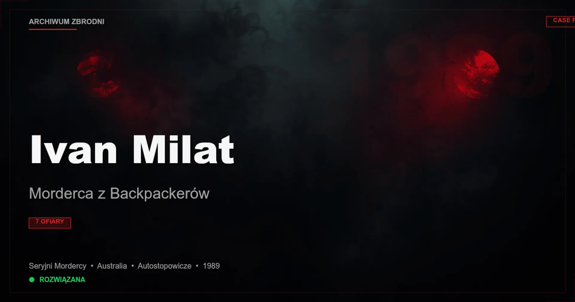 Ivan Milat: Morderca z Backpackerów