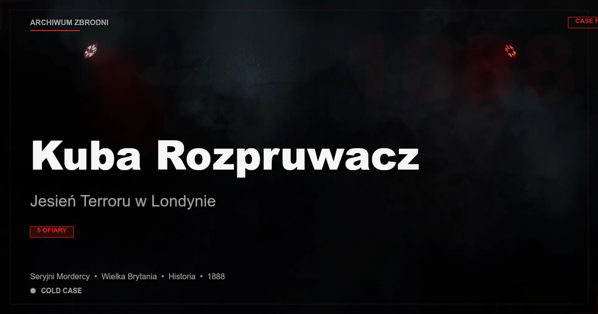 Kuba Rozpruwacz: Jesień Terroru w Londynie