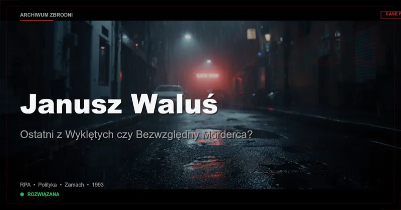 Janusz Waluś: Ostatni z Wyklętych czy Bezwzględny Morderca?
