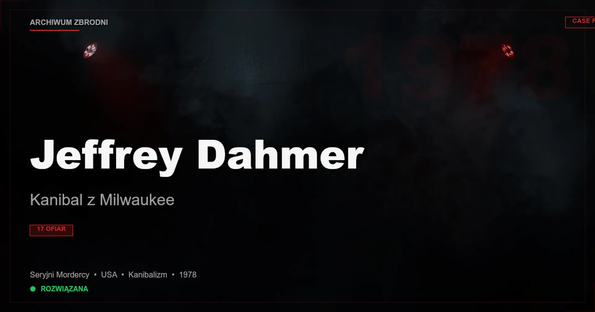 Jeffrey Dahmer: Kanibal z Milwaukee