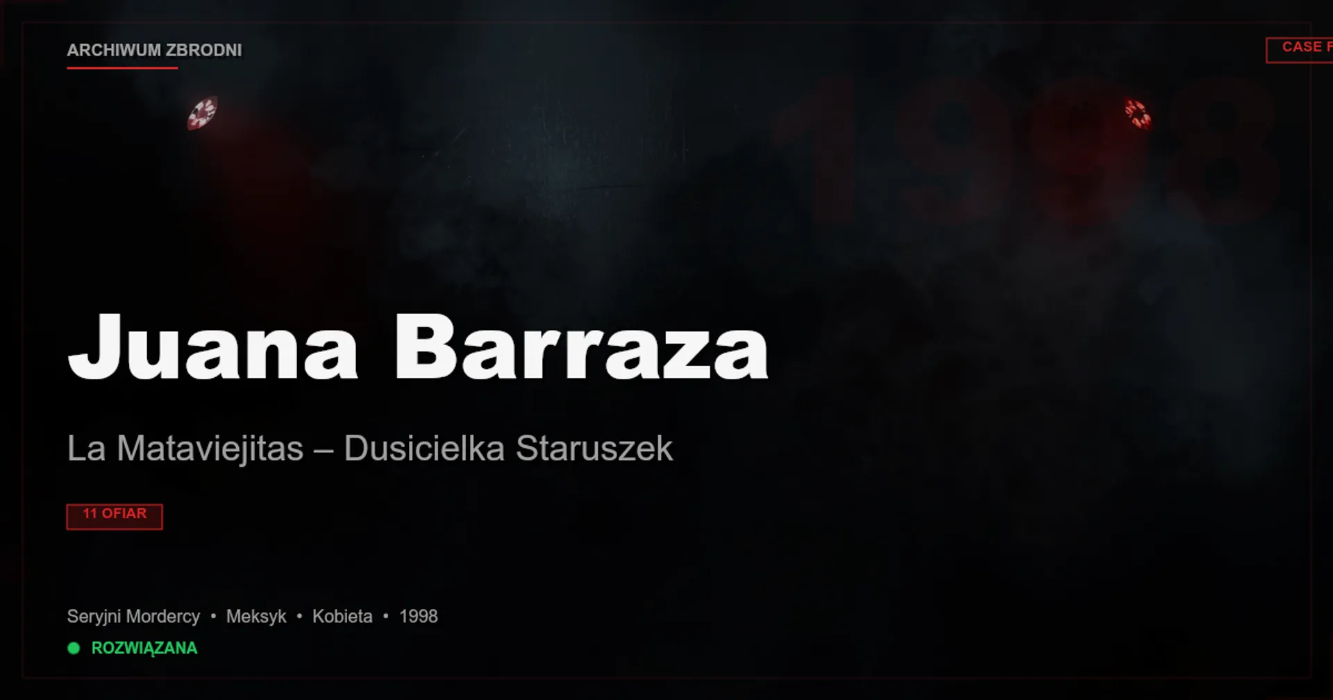 Juana Barraza: La Mataviejitas – Dusicielka Staruszek