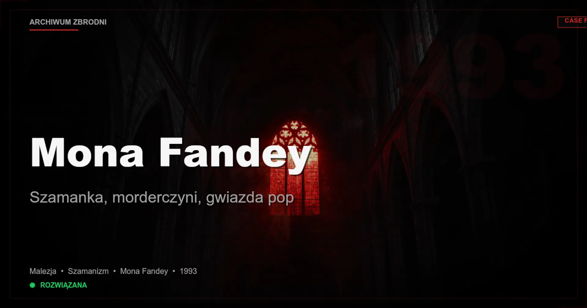 Mona Fandey: Szamanka, morderczyni, gwiazda pop