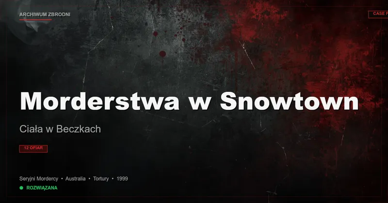 Morderstwa w Snowtown: Ciała w Beczkach