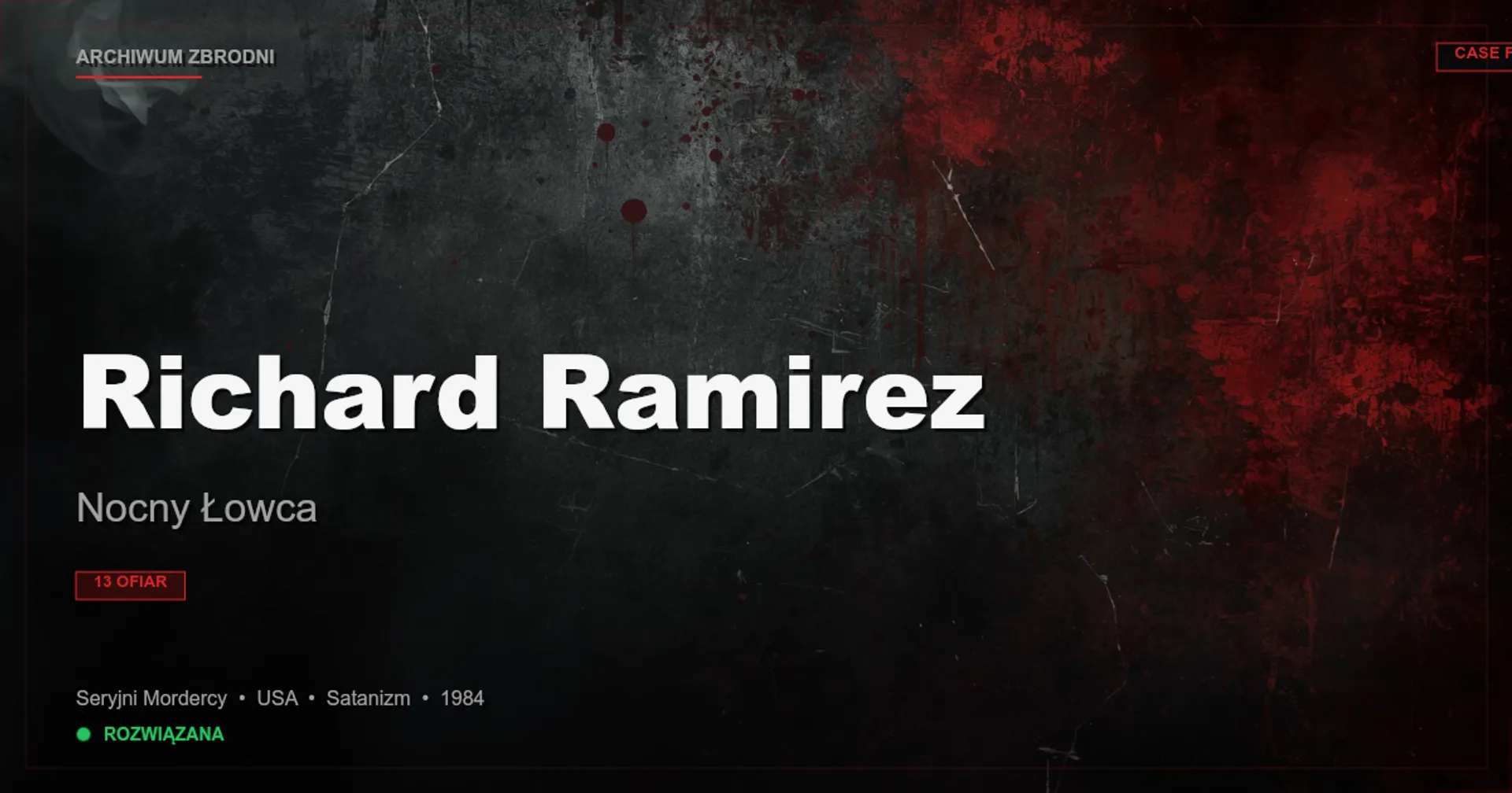 Richard Ramirez: Nocny Łowca