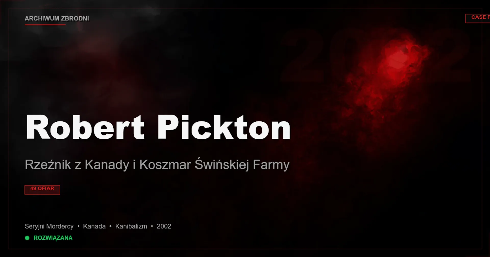 Robert Pickton: Rzeźnik z Kanady i Koszmar Świńskiej Farmy