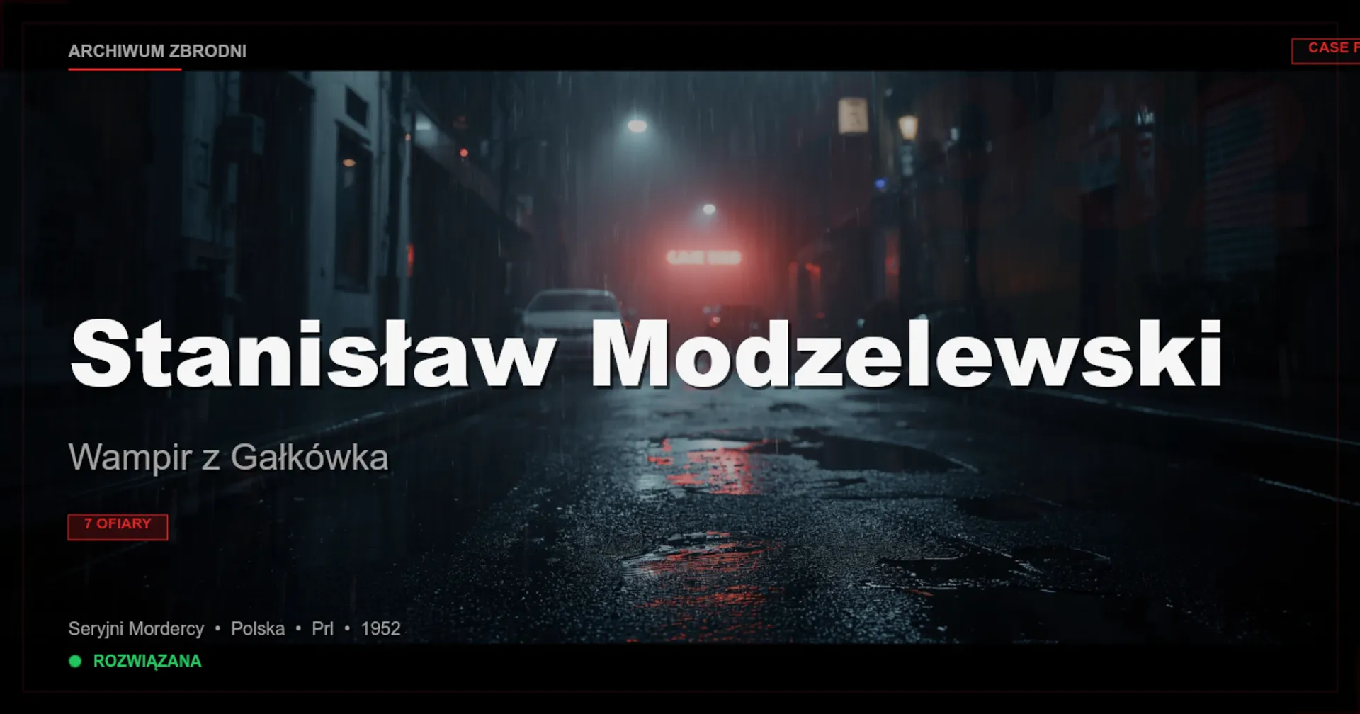 Stanisław Modzelewski: Wampir z Gałkówka