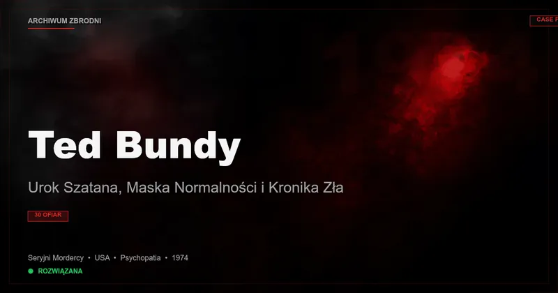Ted Bundy: Urok Szatana, Maska Normalności i Kronika Zła
