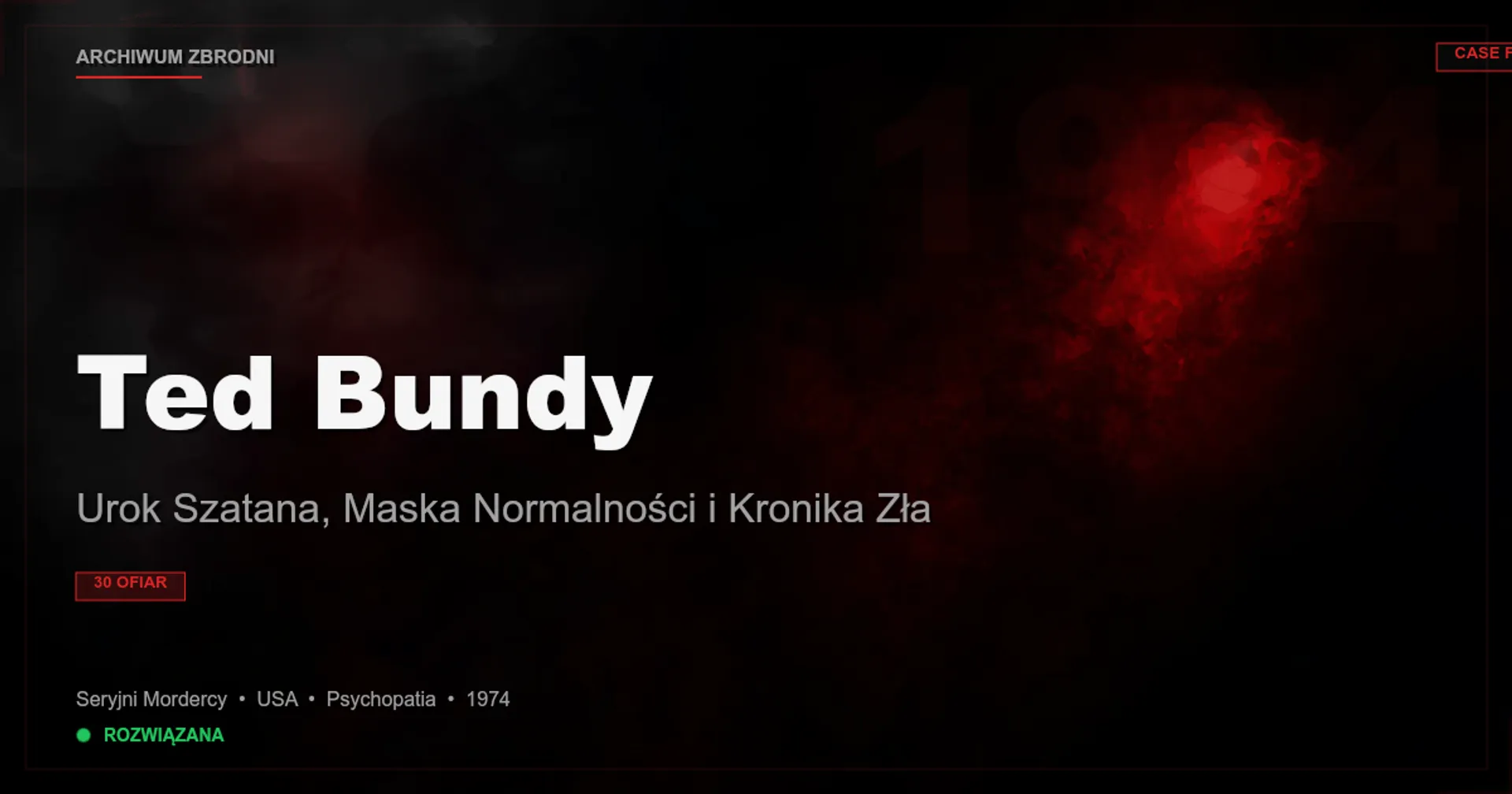 Ted Bundy: Urok Szatana, Maska Normalności i Kronika Zła