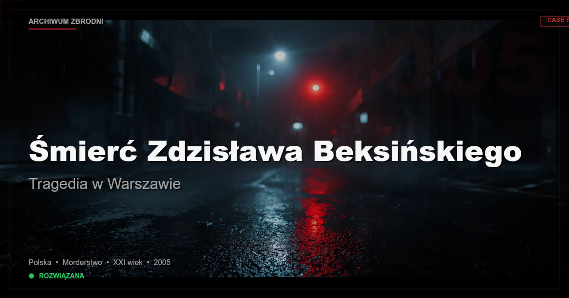 Śmierć Zdzisława Beksińskiego: Tragedia w Warszawie