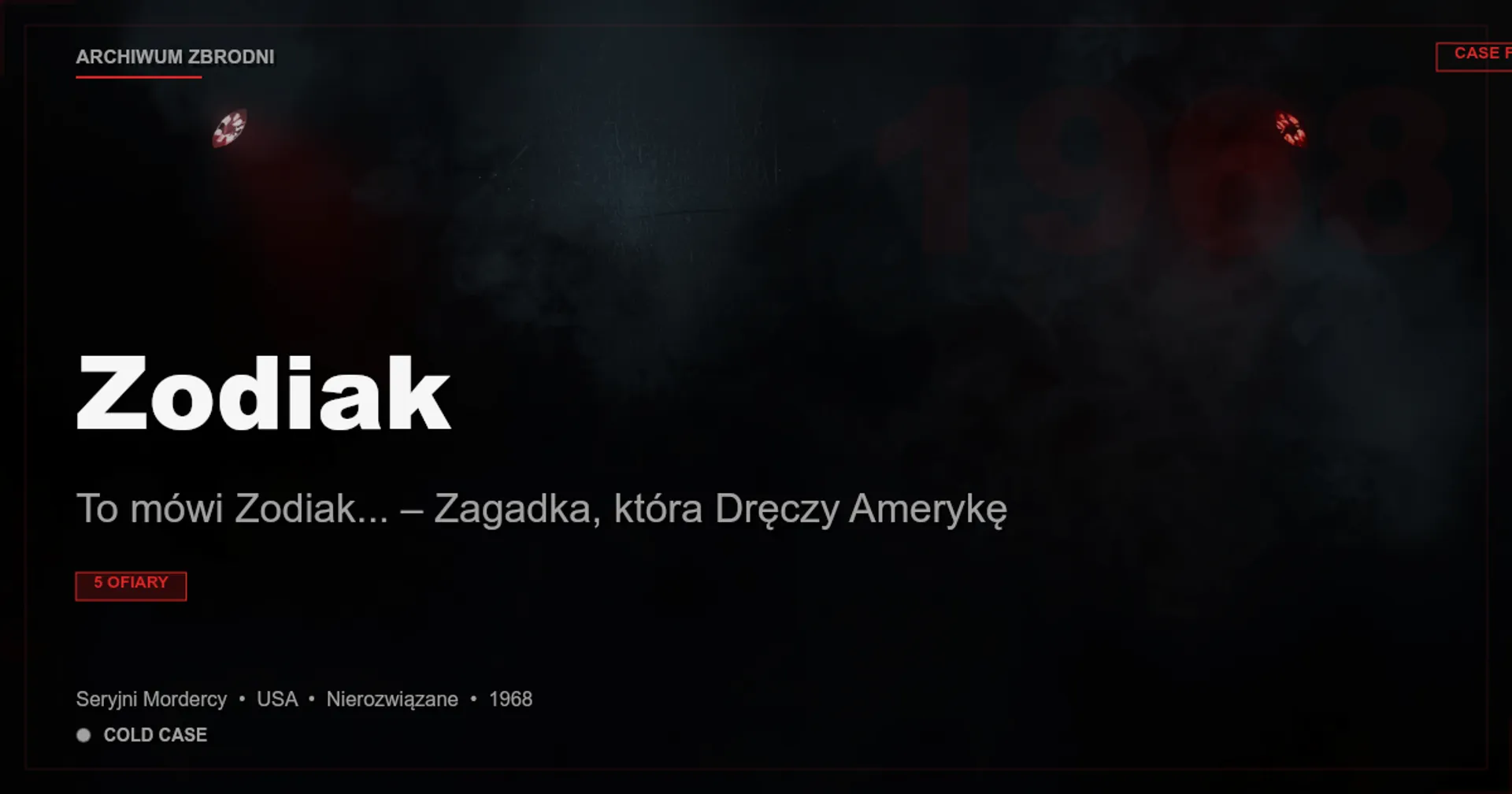 Zodiak: To mówi Zodiak... – Zagadka, która Dręczy Amerykę