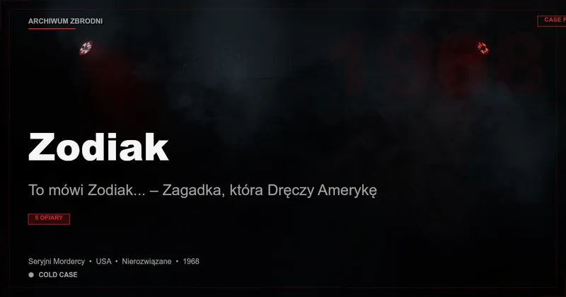Zodiak: To mówi Zodiak... – Zagadka, która Dręczy Amerykę